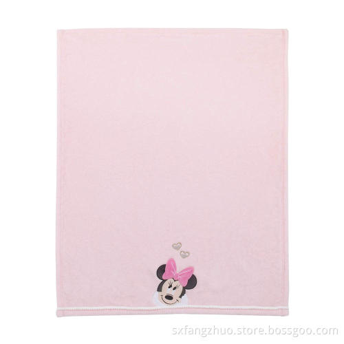 baby blanket with applique